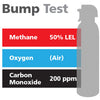 Gasco Multi-Gas Bump Test 307: 50% LEL Methane, 200 ppm Carbon Monoxide, Balance Air Gasco Multi-Gas Bump Test 307: 50% LEL Methane, 200 ppm Carbon Monoxide, Balance Air