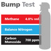 Gasco Multi-Gas Bump Test 350: 4.0% vol. Methane, 700 ppm Carbon Monoxide, Balance Nitrogen Gasco Multi-Gas Bump Test 350: 4.0% vol. Methane, 700 ppm Carbon Monoxide, Balance Nitrogen