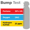 Gasco Multi-Gas Bump Test 407: 30% LEL Pentane, 25 ppm Hydrogen Sulfide, Balance Air Gasco Multi-Gas Bump Test 407: 30% LEL Pentane, 25 ppm Hydrogen Sulfide, Balance Air