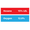 Gasco Multi-Gas 335: 15% LEL Hexane, 12% Oxygen, Balance Nitrogen Gasco Multi-Gas 335: 15% LEL Hexane, 12% Oxygen, Balance Nitrogen
