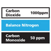 Gasco Multi-Gas 389N: 50 ppm Carbon Monoxide, 1000 ppm Carbon Dioxide, Balance Nitrogen Gasco Multi-Gas 389N: 50 ppm Carbon Monoxide, 1000 ppm Carbon Dioxide, Balance Nitrogen