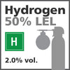 Hydrogen 50% LEL Bump Test Gas - 2.0% vol. (H) Hydrogen 50% LEL Bump Test Gas - 2.0% vol. (H)