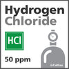 Hydrogen Chloride Calibration Gas - 50 ppm (HCl) Hydrogen Chloride Calibration Gas - 50 ppm (HCl)