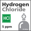 Hydrogen Chloride Calibration Gas - 5 ppm (HCl) Hydrogen Chloride Calibration Gas - 5 ppm (HCl)