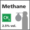 Methane Bump Test Gas - 2.5% vol. (CH4) Methane Bump Test Gas - 2.5% vol. (CH4)
