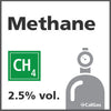 Methane Calibration Gas - 2.5% vol. (CH4) Methane Calibration Gas - 2.5% vol. (CH4)