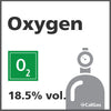 Oxygen Calibration Gas - 18.5% vol. (O2) Oxygen Calibration Gas - 18.5% vol. (O2)