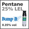 Pentane 25% LEL Bump-It Gas - 0.35% vol. (C5H12) Pentane 25% LEL Bump-It Gas - 0.35% vol. (C5H12)