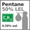 Pentane 50% LEL* Bump Test Gas - 0.70% vol. (C5H12) Pentane 50% LEL* Bump Test Gas - 0.70% vol. (C5H12)