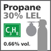 Propane 30% LEL Bump Test Gas - 0.66% vol. (C3H8) Propane 30% LEL Bump Test Gas - 0.66% vol. (C3H8)