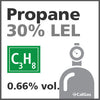 Propane 30% LEL Calibration Gas - 0.66% vol. (C3H8) Propane 30% LEL Calibration Gas - 0.66% vol. (C3H8)