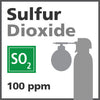 Sulfur Dioxide Bump Test Gas - 100 ppm (SO2) Sulfur Dioxide Bump Test Gas - 100 ppm (SO2)