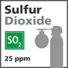 Sulfur Dioxide Bump Test Gas - 25 ppm (SO2) Sulfur Dioxide Bump Test Gas - 25 ppm (SO2)