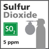 Sulfur Dioxide Bump Test Gas - 5 ppm (SO2) Sulfur Dioxide Bump Test Gas - 5 ppm (SO2)