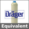 Draeger 4594947 Calibration Gas: 30% LEL Pentane, 20.9% Oxygen, 100 ppm Carbon Monoxide, Balance Air