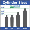 Gasco Multi-Gas 410: 25% LEL Pentane, 19% Oxygen, 25 ppm Hydrogen Sulfide, Balance Nitrogen