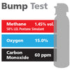 Gasco Multi-Gas Bump Test 314A: 1.45% vol. Methane (58% LEL Pentane Equivalent), 15% Oxygen, 60 ppm Carbon Monoxide, Balance Nitrogen