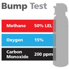 Gasco Multi-Gas Bump Test 347: 50% LEL Methane, 15% Oxygen, 200 ppm Carbon Monoxide, Balance Nitrogen