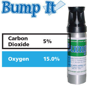 Gasco Multi-Gas Bump-It 341: 15% Oxygen, 5% Carbon Dioxide, Balance Nitrogen