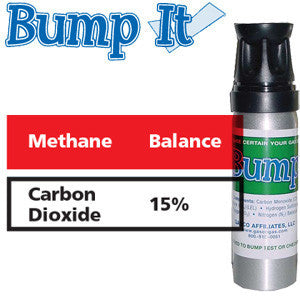 Gasco Multi-Gas Bump-It 399-15: 15% Carbon Dioxide, Balance Methane