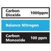 Gasco Multi-Gas 375: 100 ppm Carbon Monoxide, 1000 ppm Carbon Dioxide, Balance Nitrogen