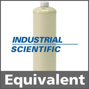 Industrial Scientific 1810-1253 Calibration Gas: 25% LEL Pentane, 19% Oxygen, 100 ppm Carbon Monoxide, Balance Nitrogen