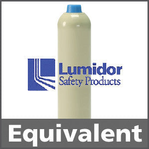 Lumidor GFV123 Calibration Gas: 50% LEL Methane, 20.9% Oxygen, 50 ppm Carbon Monoxide, Balance Air