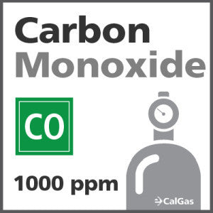 Carbon Monoxide Calibration Gas - 1000 PPM (CO)