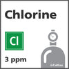 Chlorine Calibration Gas - 3 ppm (CL2)