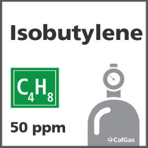 Isobutylene Calibration Gas - 50 PPM (C4H8)