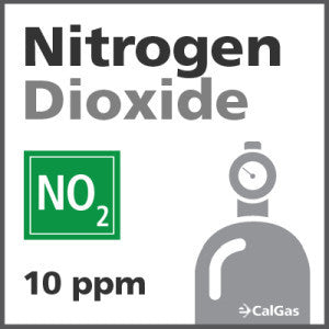 Nitrogen Dioxide Calibration Gas - 10 ppm (NO2)