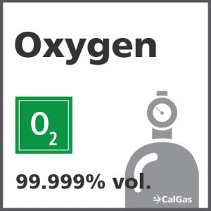 Oxygen Calibration Gas - 99.999% vol. (O2)