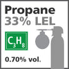 Propane 33% LEL Bump Test Gas - 0.70% vol. (C3H8)