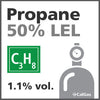Propane 50% LEL Calibration Gas - 1.1% vol. (C3H8)