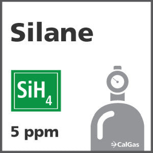 Silane Calibration Gas - 5 ppm (SiH4)